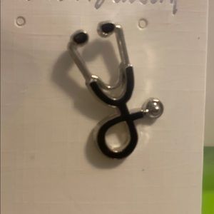 Stethoscope Brooch